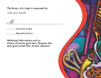Savory Spread Reply Cards