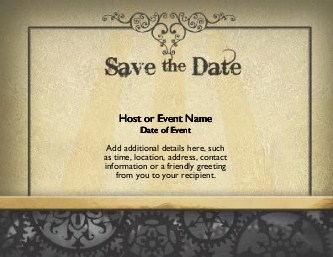 Scientific Romance Large Save the Date Magnets