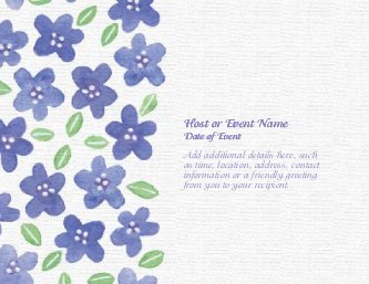 Forget Me Not Large Save the Date Magnets