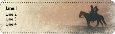 Western Affection Return Address Labels