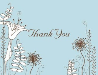 Wildflower Wedding Wedding Thank You Cards
