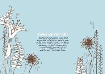 Wildflower Wedding Standard Sized Save the Date Postcards