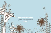 Wildflower Wedding Save the Date Magnets