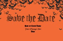 Batty Halloween Save the Date Cards