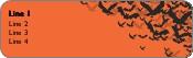 Batty Halloween Return Address Labels