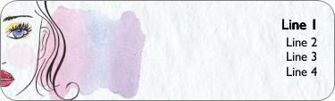 Beauty Treatment Return Address Labels