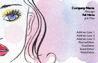 Beauty Treatment Recycled Business Cards