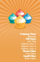 Dazzling Dessert Full Colour Magnetic Business Cards
