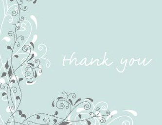 Seafoam Serenity Wedding Thank You Cards