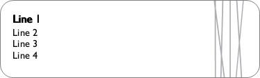 Simple Lines Return Address Labels