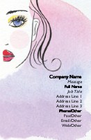 Beauty Treatment Full Colour Business Cards