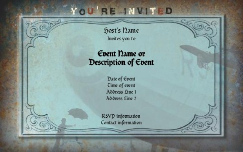 Dream Wedding Postcard Invitation-Oversized