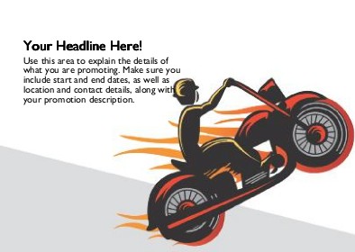 Extreme Wheelie Full Colour Standard Sized Postcards