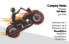 Extreme Wheelie Recycled Business Cards