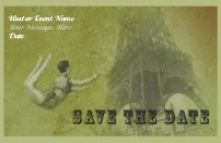 Paris Acrobtique Save the Date Magnets