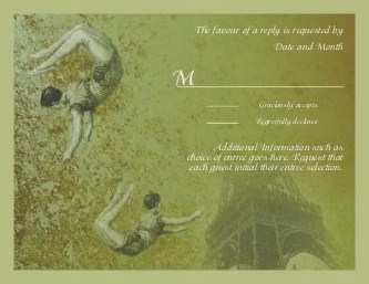 Paris Acrobtique Reply Cards