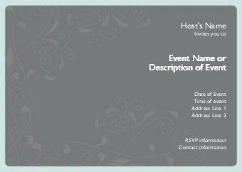 Seafoam Dream Postcard Invitation-Standard