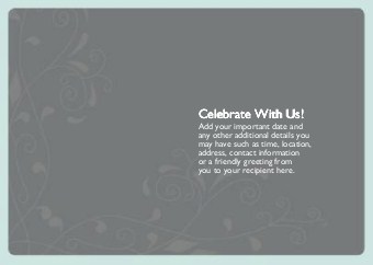 Seafoam Dream Standard Sized Save the Date Postcards
