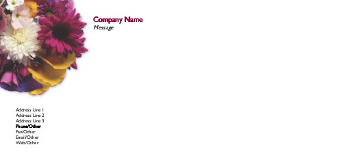 Blooming Big Full Colour Compliment Slips