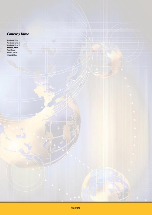 Digital Designs 6 A4 Letterhead