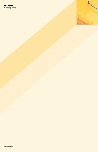 Yellow Paint Large Note Pads