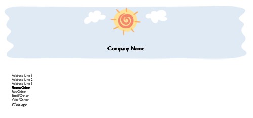 You are My Sunshine Full Colour Compliment Slips