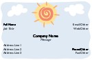 You are My Sunshine Full Colour Business Cards