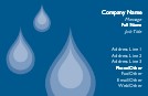 Drip Drop Full Colour Business Cards