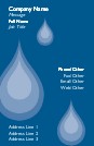 Drip Drop Full Colour Magnetic Business Cards