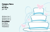 Fondant Dream Recycled Business Cards