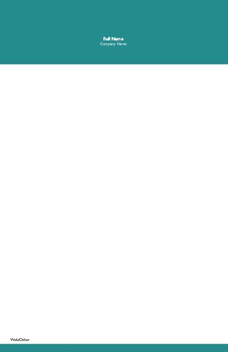 Solid Teal Large Note Pads