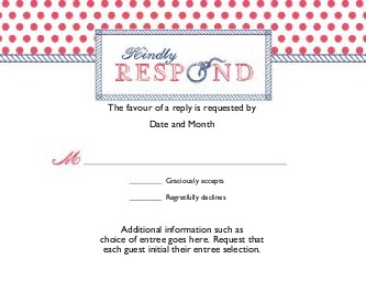 Tie It Up Reply Cards