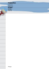 Brighten Up A4 Letterhead
