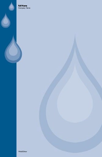 Drip Drop Large Note Pads