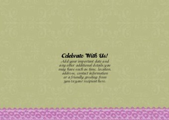 Dusty Rose Liaison Standard Sized Save the Date Postcards