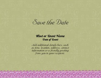 Dusty Rose Liaison Large Save the Date Magnets