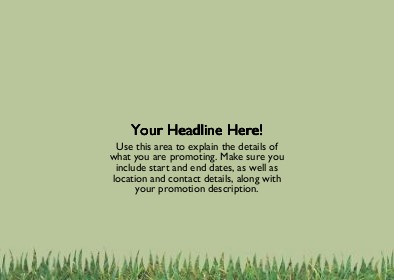 Grass is Greener Full Colour Standard Sized Postcards