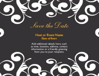 Sunny Yellow Outlook Large Save the Date Magnets
