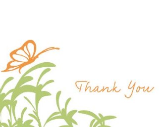 Garden Green Love Wedding Thank You Cards