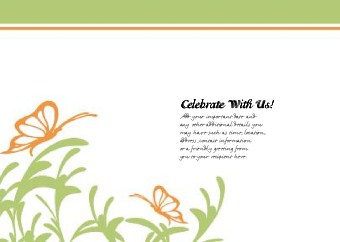 Garden Green Love Standard Sized Save the Date Postcards