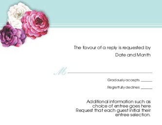 Garden Luncheon Reply Cards