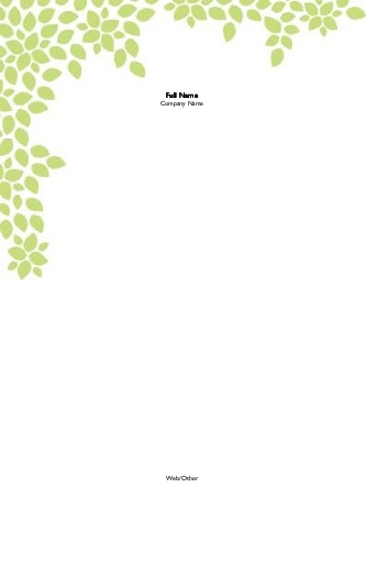 Leaves of Love Large Note Pads