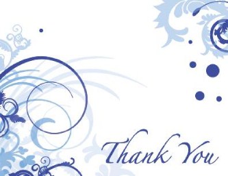 Midnight Jam Wedding Thank You Cards