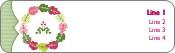 Patchwork Wreath Return Address Labels