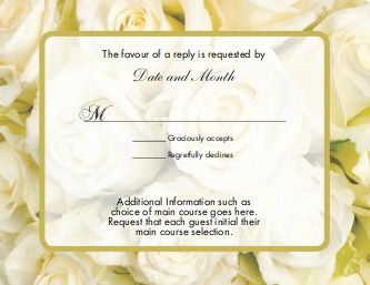 Purest Love Reply Cards