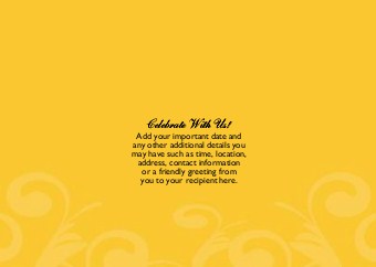 Sunny Yellow Future Standard Sized Save the Date Postcards
