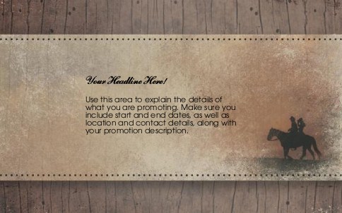 Western Affection Full Colour Oversized Postcards