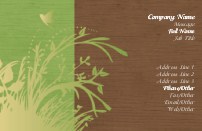 A Green Earth Full Colour Magnetic Business Cards