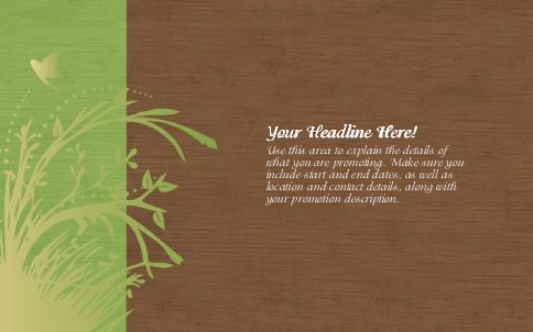 A Green Earth Full Colour Oversized Postcards