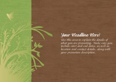 A Green Earth Full Colour Standard Sized Postcards